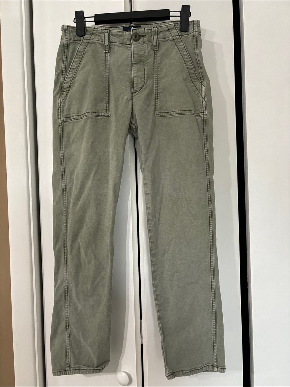 American eagle vintage high rise army Green Utility Pants